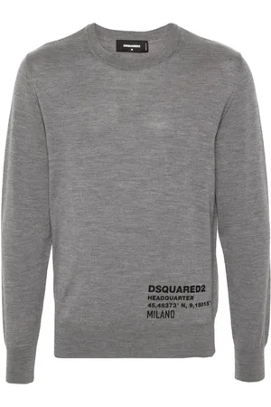 Dsquared2 Uldtrøje med logotryk