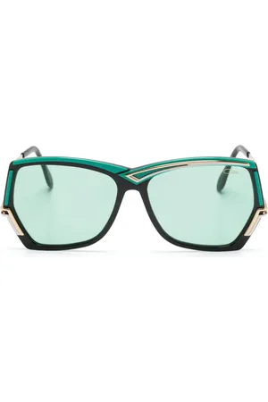 Cazal Mod 178/3 solbriller med geometrisk stel