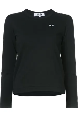 Comme des Garçons Top med hjerte-udsmykning