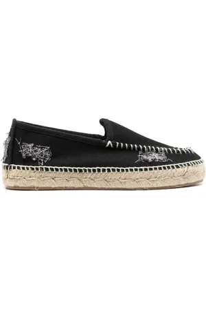 Maison Margiela Espadriller i lærred med broderi