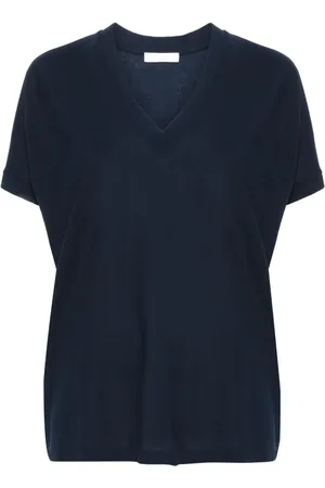 ZANONE T-shirt med V-hals