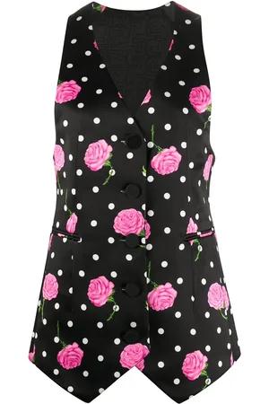 Paco rabanne Skræddersyet vest med blomstertryk
