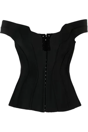 MUGLER Impossible Neckline korset med off-shoulder-snit