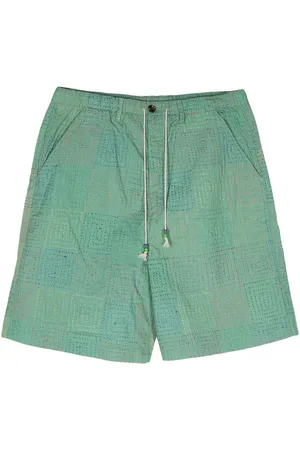 Glass Cypress Quiltede Bermuda-shorts