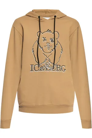 Iceberg Hættetrøje med broderet kontrastlogo