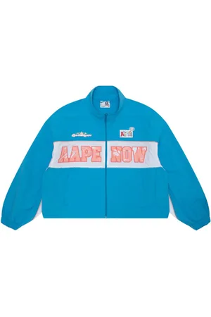 A Bathing Ape Bomberjakke med logo-applikation