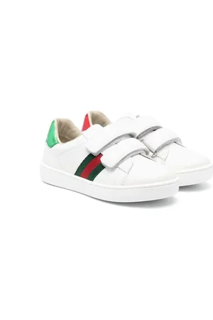 Gucci Sneakers i læder med Web-detalje