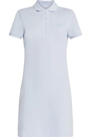 Lacoste Polo-kjole med logoapplikation