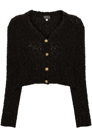 VERSACE Bouclé cardigan fra 2000