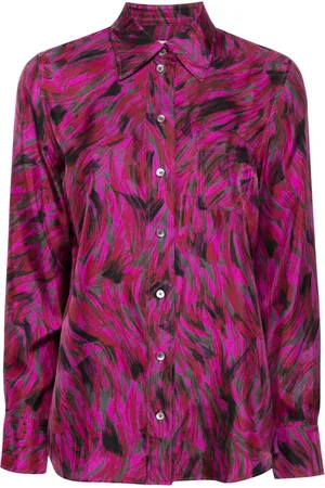 Lanvin Skjorte i silke med abstrakt tryk
