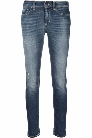 Dondup Cropped jeans med falmet finish