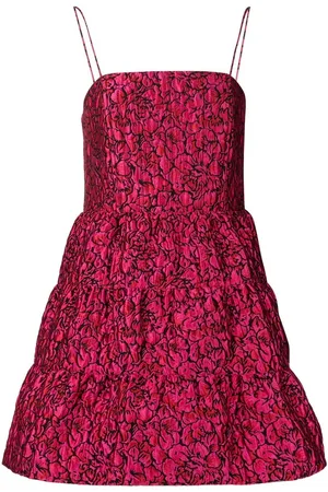 ALICE+OLIVIA Kort Jamila kjole med blomstertryk