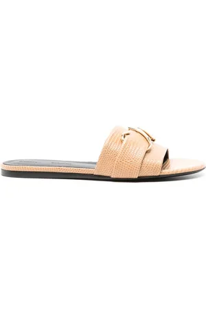 Proenza Schouler Sandaler i læder med monogram