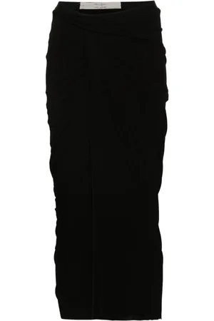 Rick Owens Mellemlang slå om-nederdel