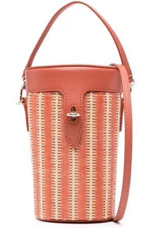 Furla Bucket-taske med logo-prægning