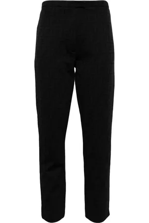 Fendi Cropped bukser med Zucca-tryk