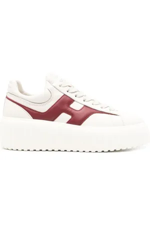 Hogan Sneakers i læder med logo-applikation