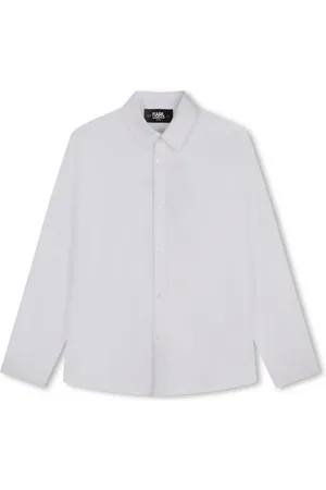 Karl Lagerfeld Poplinskjorte i jacquard