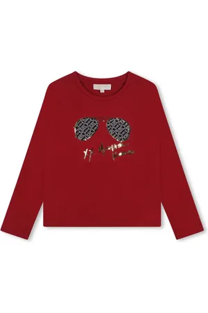 Michael Kors T-shirt med solbrille-tryk