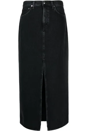 AGOLDE Denimnederdel med mellemhøj talje