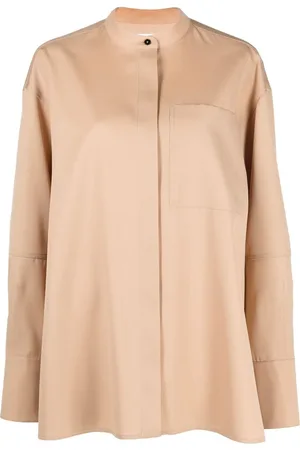 Jil Sander Kraveløs skjorte med knapper