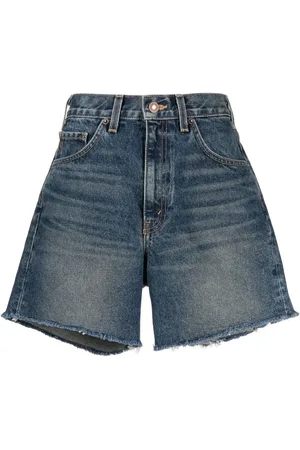 NILI LOTAN Højtaljede denimshorts