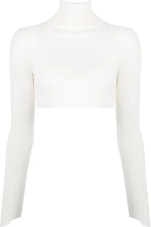 ALESSANDRO VIGILANTE Cropped top med udskæringsdetalje i ryggen