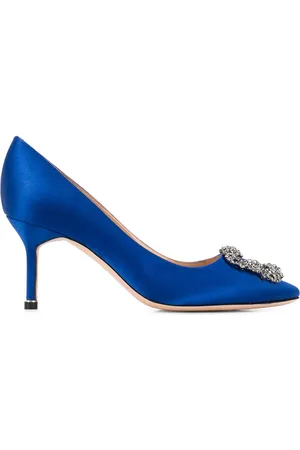 Manolo Blahnik Hangis 70 pumps med juvel-spænde