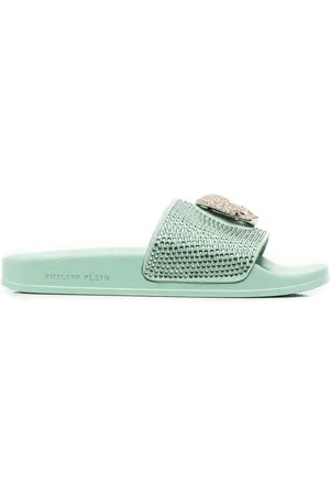 Philipp Plein Pool-sandaler med dødningehoved