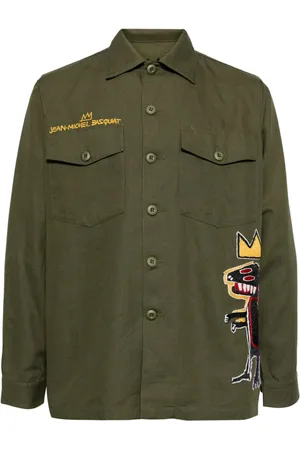 Maharishi X Jean-Michel Basquiat bukser med broderi