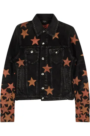 AMIRI Chemist denimjakke med stjerneapplikation