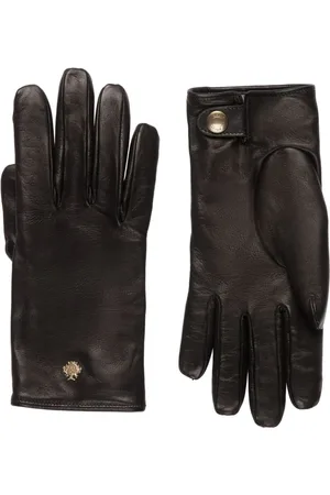 Bally Handsker i læder med logoplade