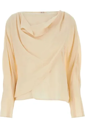 Chloé Draperet bluse med bådudskæring