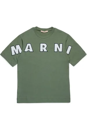 Marni T-shirt med logobroderi