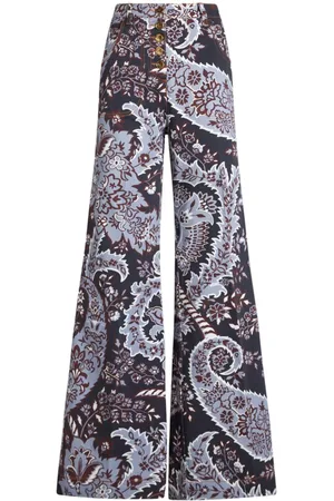 Etro Jeans med paisleytryk og svaj
