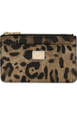 Dolce & Gabbana Kortholder med leopardtryk