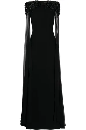 Jenny Packham Jenna kappe-kjole med krystaludsmykning