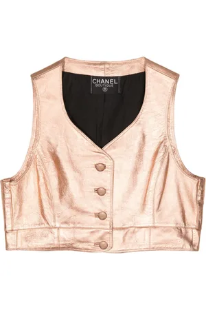 CHANEL Vest i læder fra 1990