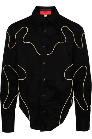 ECKHAUS LATTA Contour skjorte med spids krave