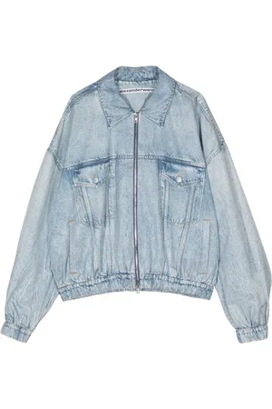 Alexander Wang Denimjakke med lynlås