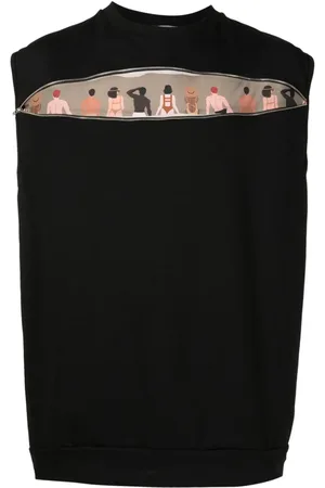 AMIR SLAMA Tanktop med grafisk tryk