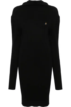 Vivienne Westwood Kort ribbet kjole med orb-broderi