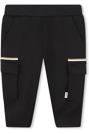 HUGO BOSS Cargo-joggingbukser med stribedetalje