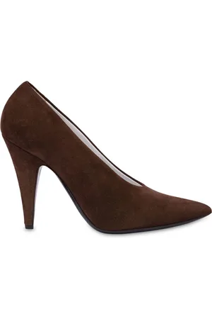 Moschino 100mm pumps i ruskind