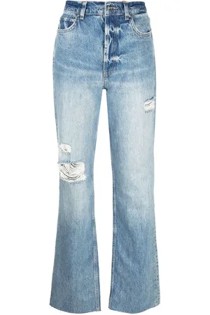 ANINE BING Ribbede Olsen jeans med lige ben