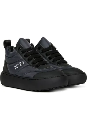Nº21 High-top sneakers med logotryk