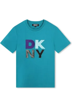 DKNY T-shirt med broderet logo