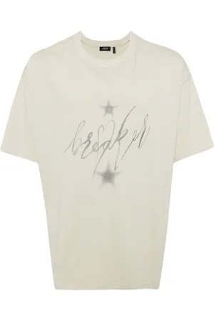 FIVE CM T-shirt med grafisk tryk og glimmer