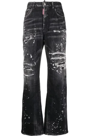 Dsquared2 Bootcut-jeans med slitageeffekt