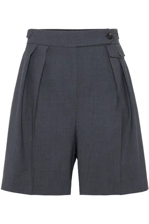 Brunello Cucinelli Shorts med plisseret detalje